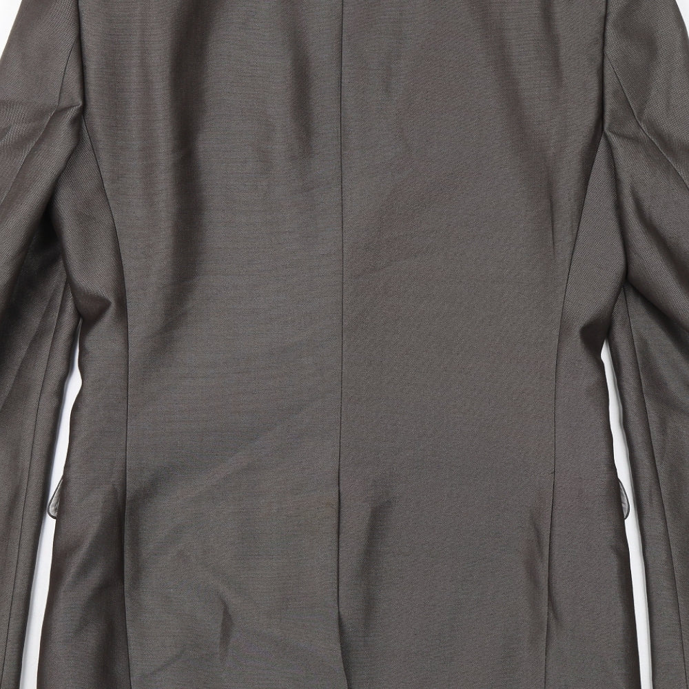 Ventuno 21 Mens Grey Jacket Blazer Size 34