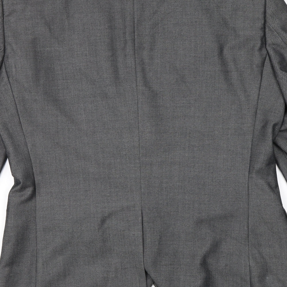 Ventuno 21 Mens Grey Jacket Blazer Size 38
