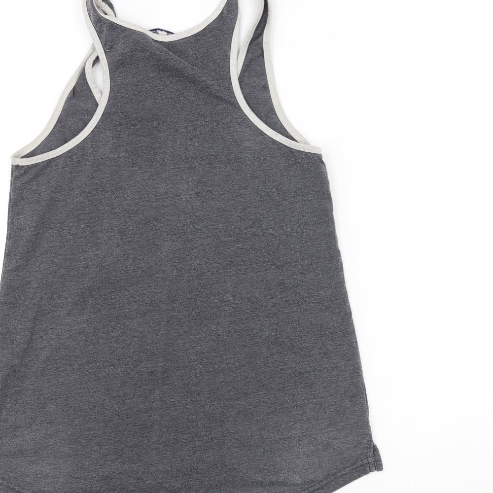 Rupert & Buckley Clothing Womens Grey Basic Tank Size 10