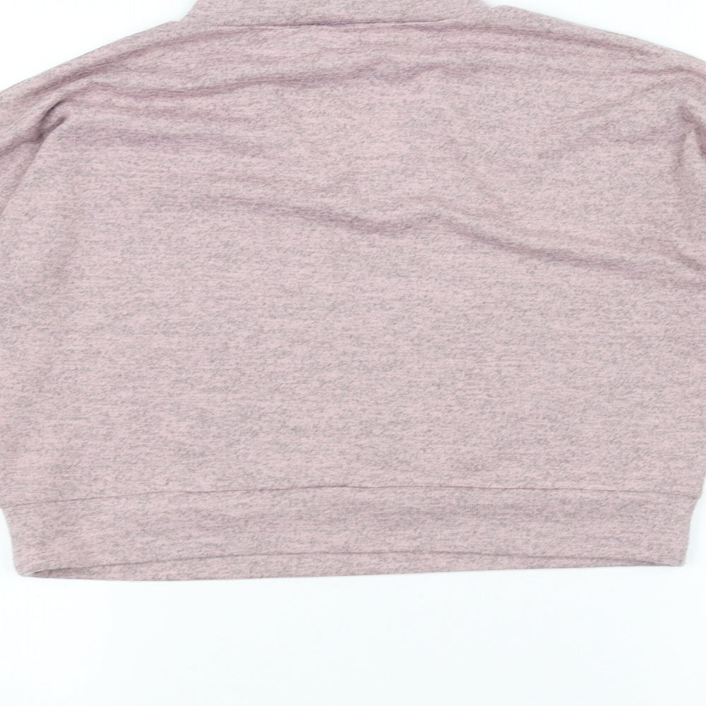 New Look Girls Pink Pullover Jumper Size 14-15 Years