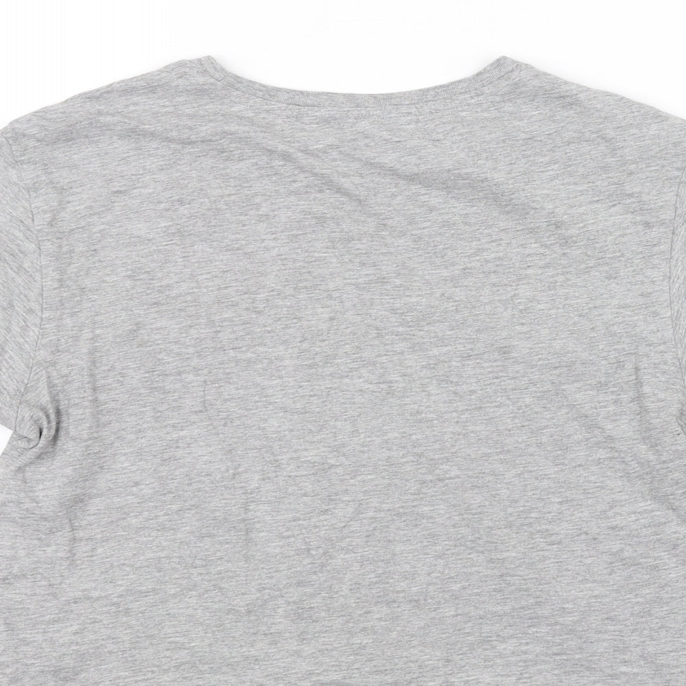 New Look Girls Grey Basic T-Shirt Size 14-15 Years