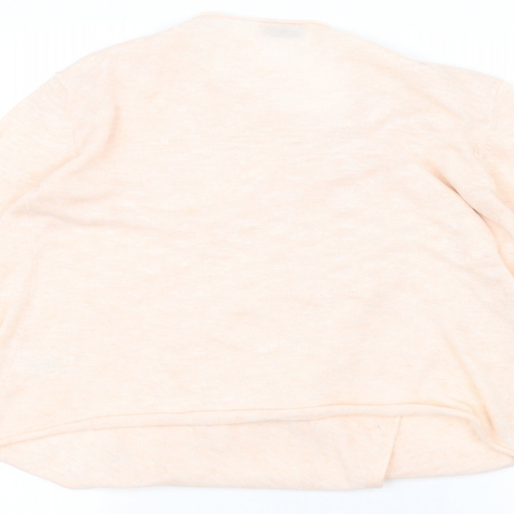 Matalan Girls Pink Cardigan Jumper Size 13 Years