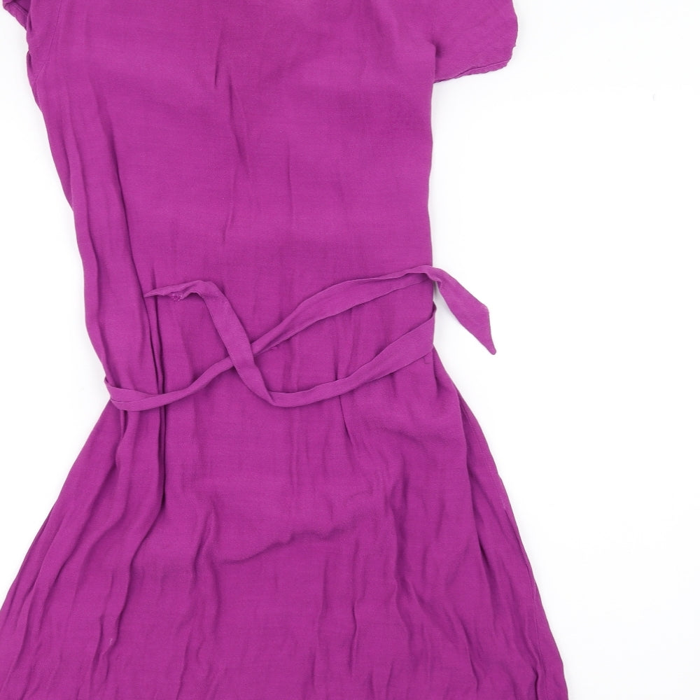 et vous Womens Purple A-Line Size 14
