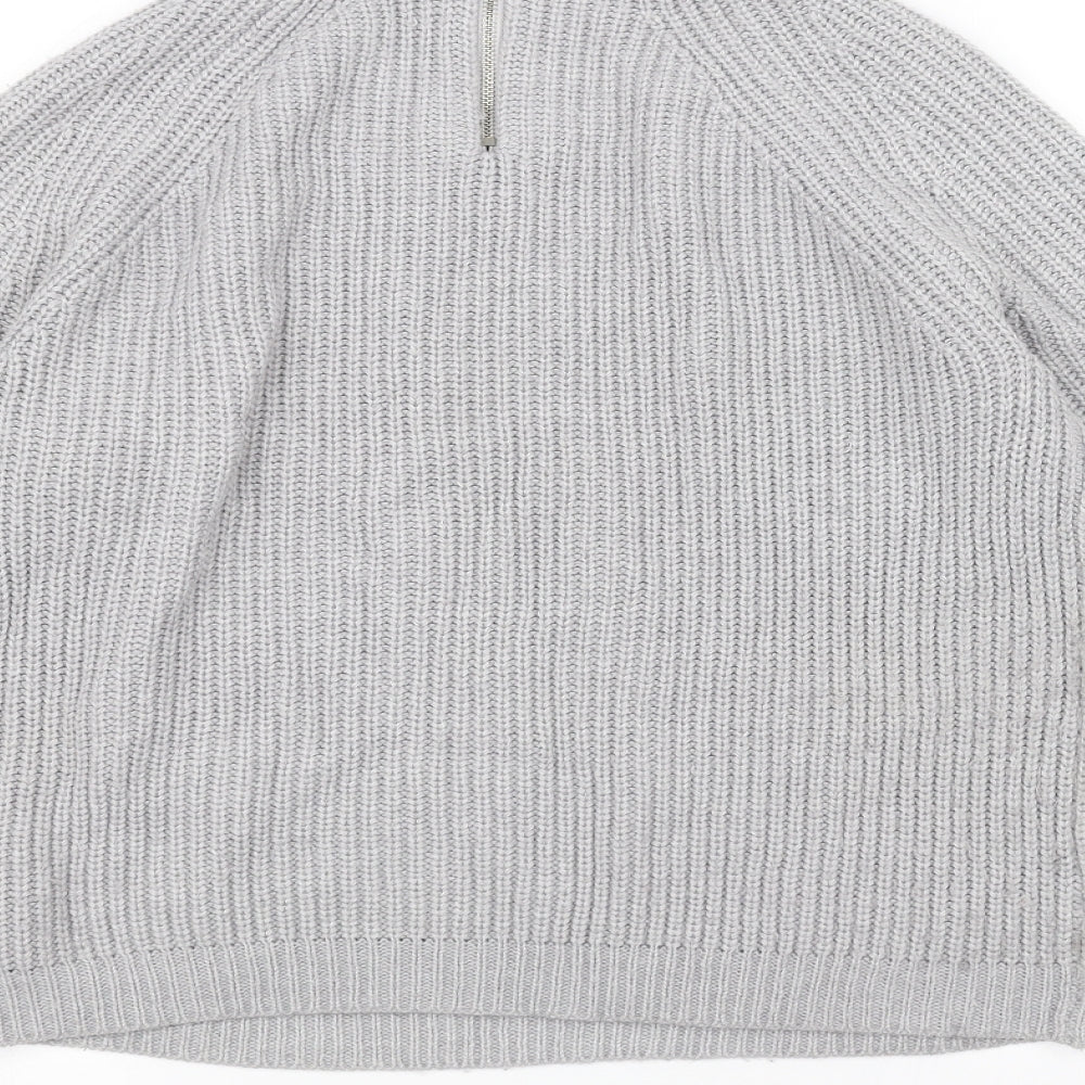 Dorothy Perkins Womens Grey Pullover Jumper Size 8