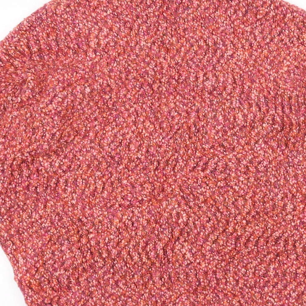 Atmosphere Womens Orange Knit Jacket Coatigan Size XS