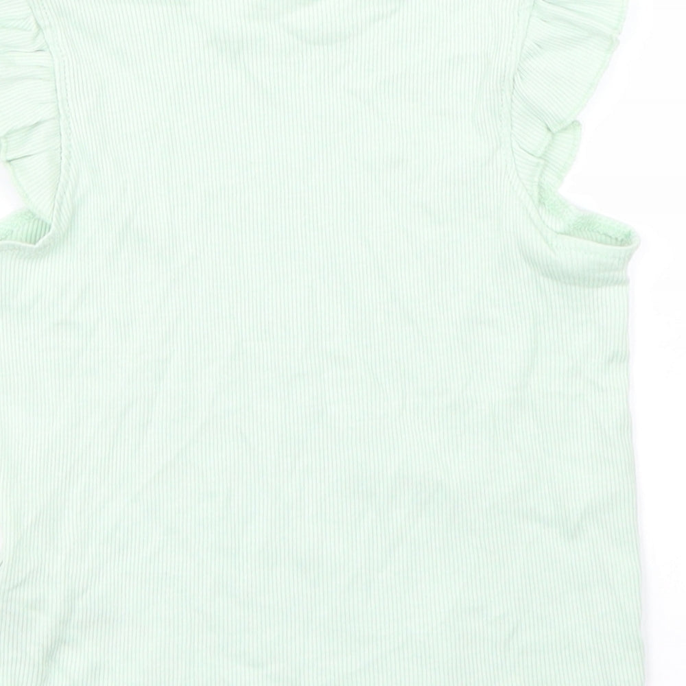 Primark Girls Green Basic Tank Size 2 Years