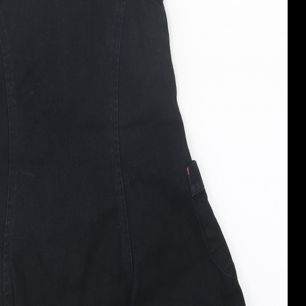 Mini Limited Girls Black Denim A-Line Size 2-3 Years