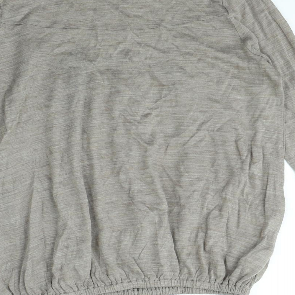 Mng Womens Beige Pullover Jumper Size S
