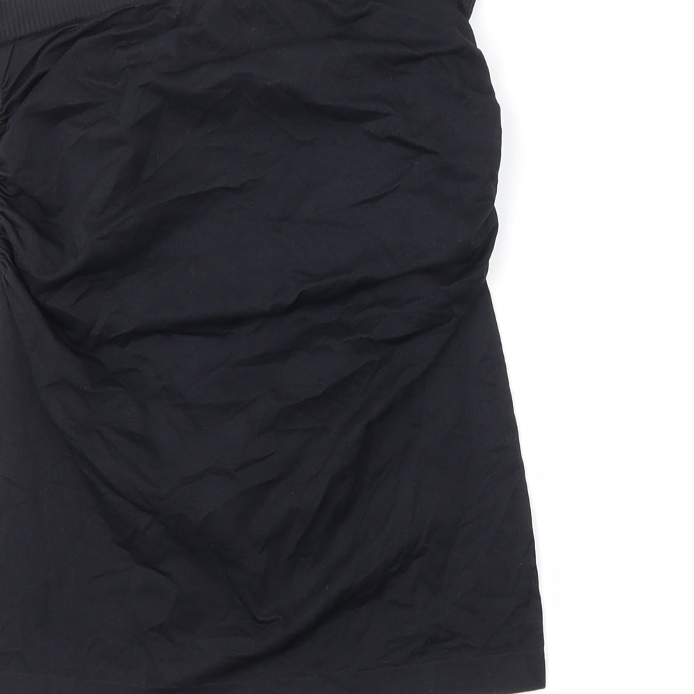 newlook Womens Black Cropped Tank Size M - shape wear
