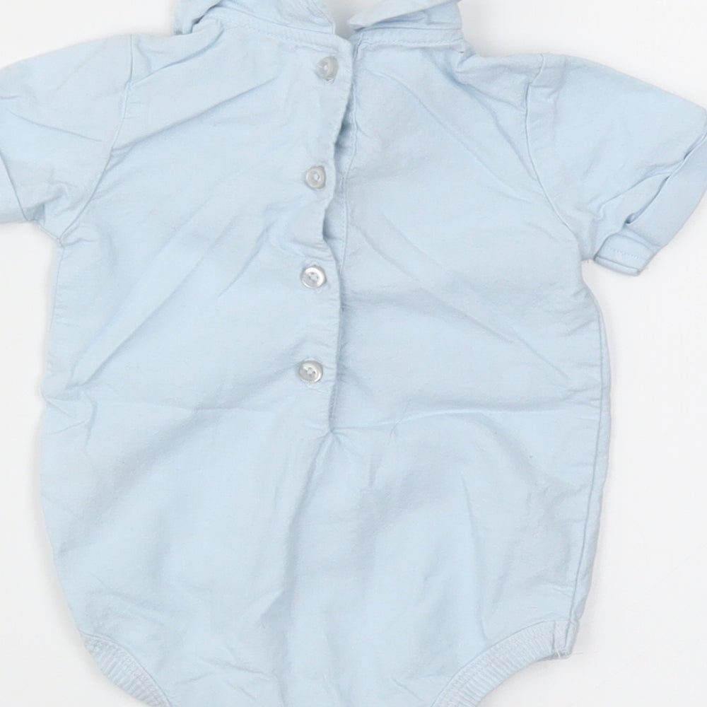 Preworn Boys Blue Babygrow One-Piece Size 3-6 Months