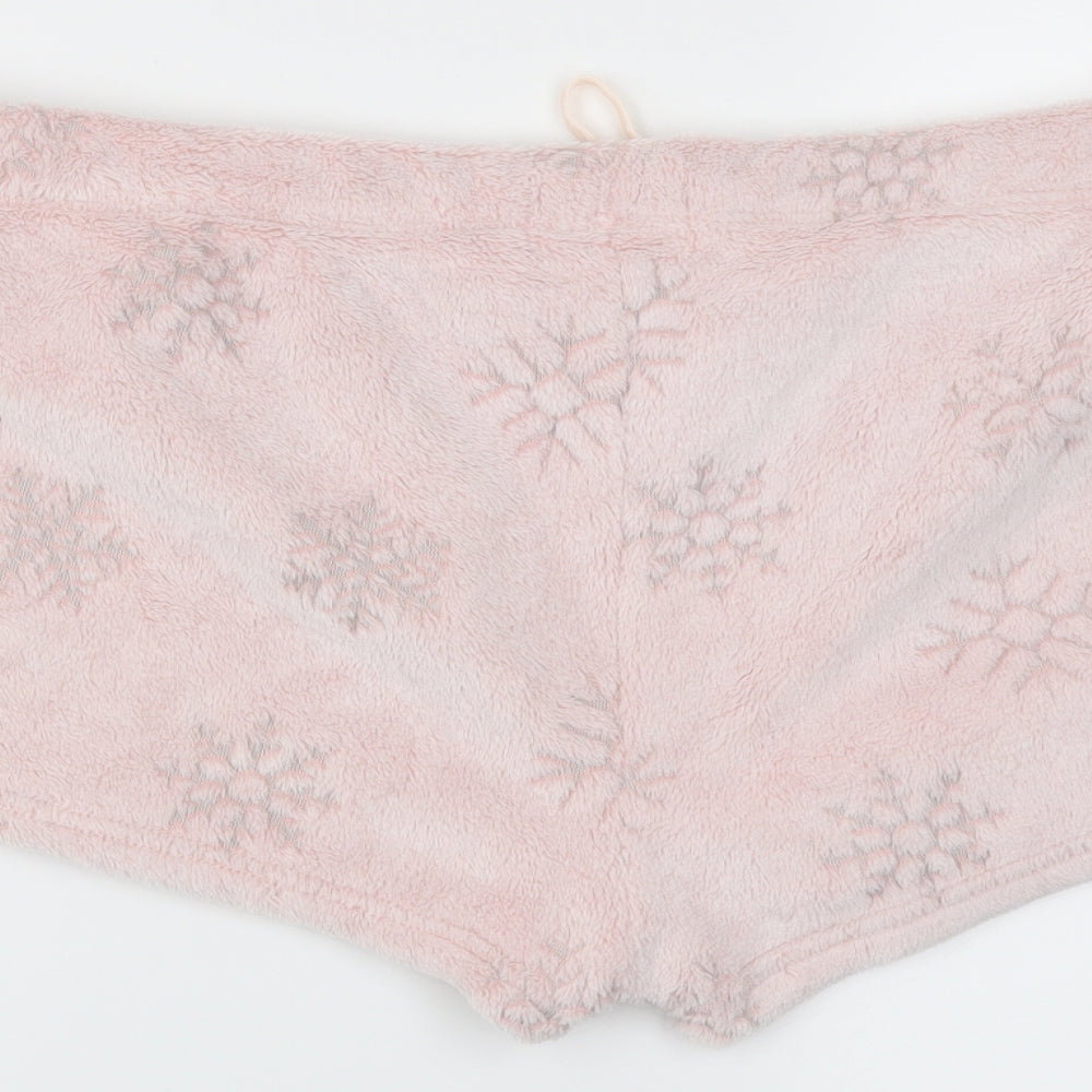 Boux Avenue Womens Pink Sweat Shorts Size L