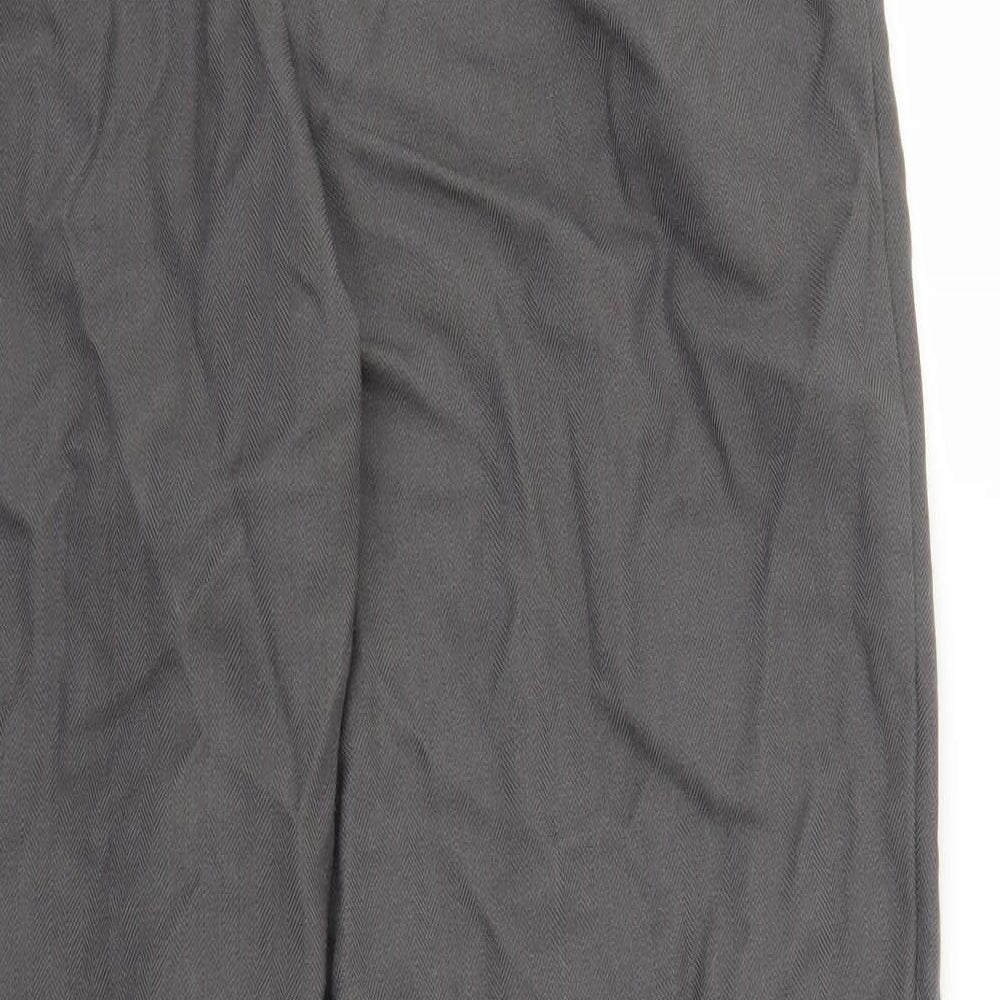 Marks and Spencer Womens Grey Trousers Size 10 L24 in