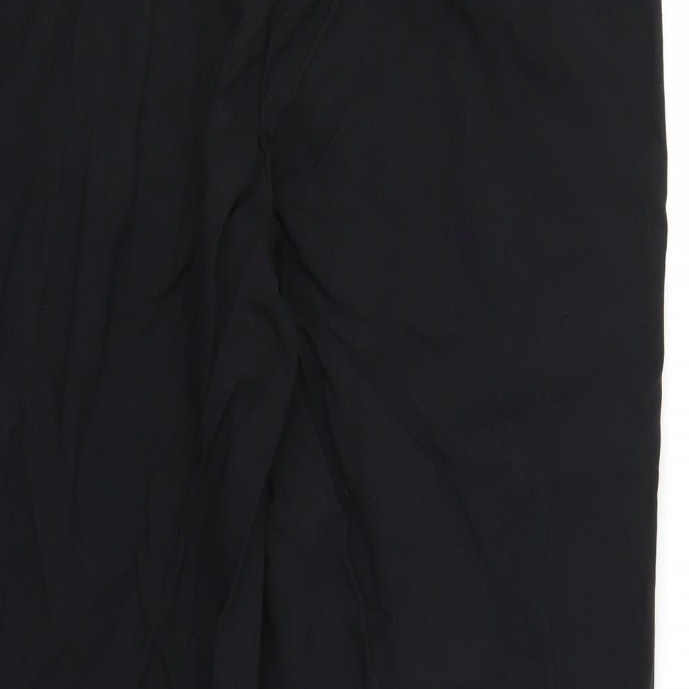 BHS Womens Black Trousers Size 14 L24 in