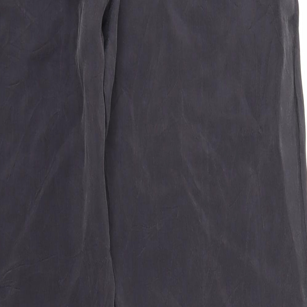 Topshop Womens Grey Trousers Size 12 L27 in