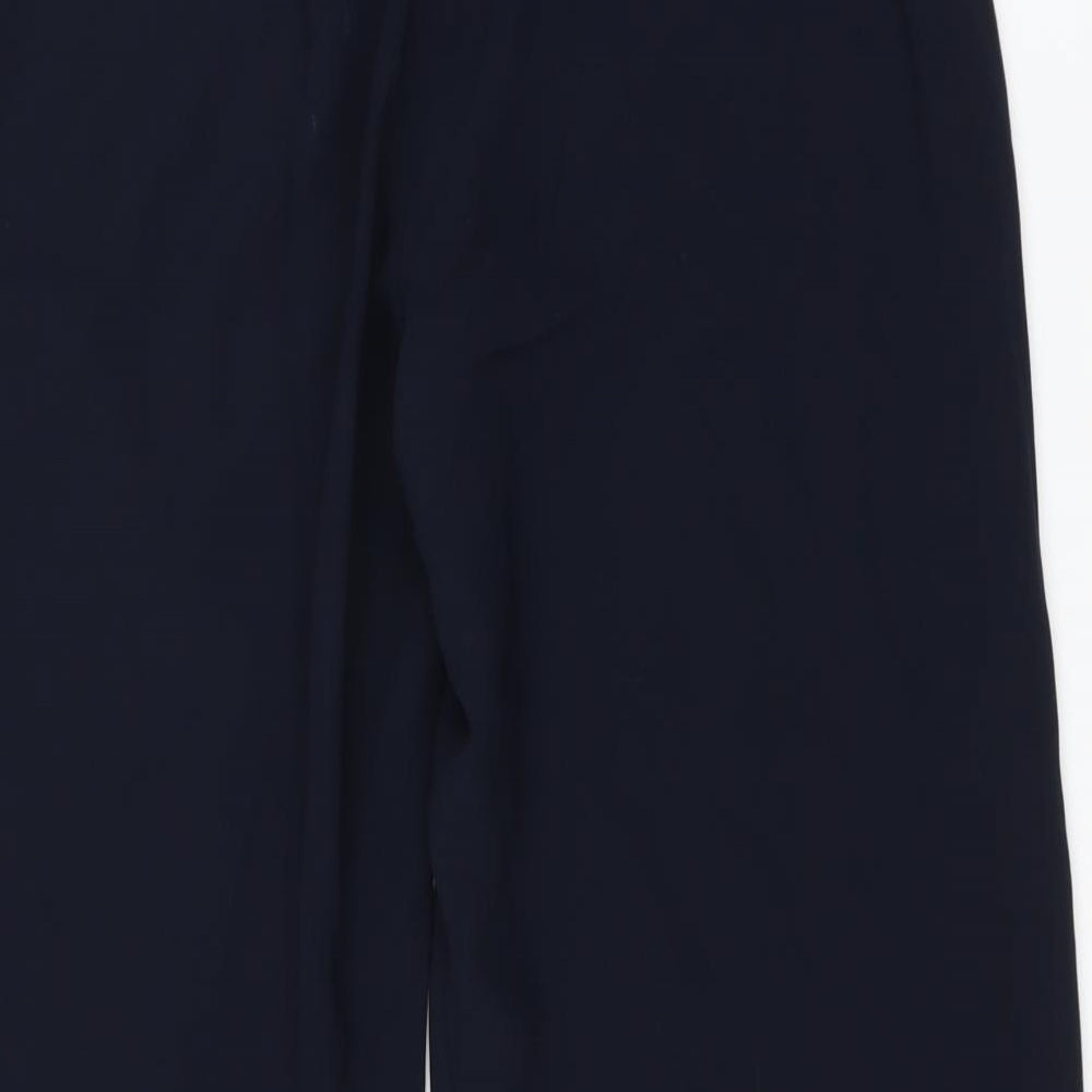 Marks and Spencer Womens Blue Trousers Size 16 L28 in