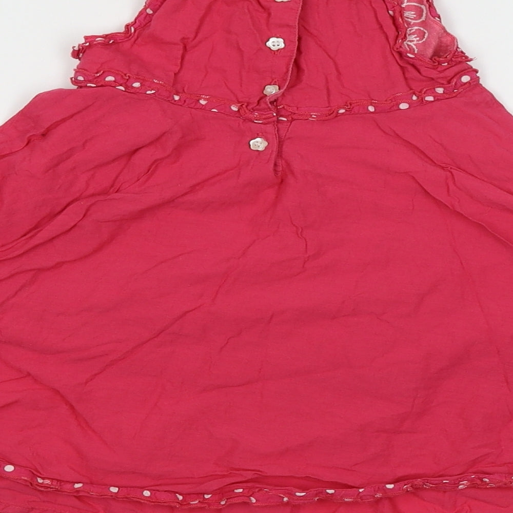 Primark Pink Floral Fit & Flare Size 9-12 Months