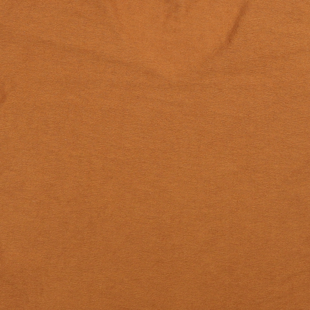 New Look Womens Brown Jersey Blouse Size S