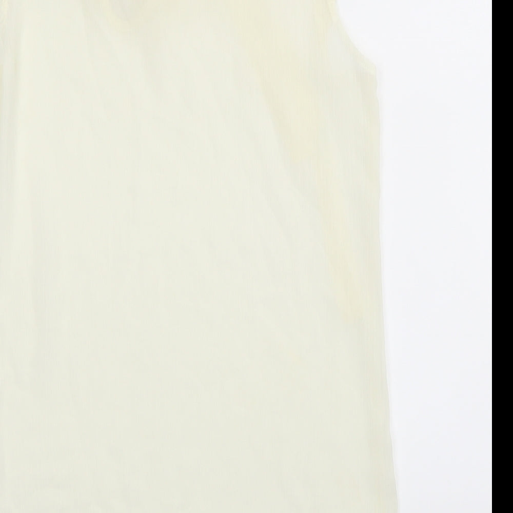 Atmosphere Womens Beige Basic Blouse Size 8