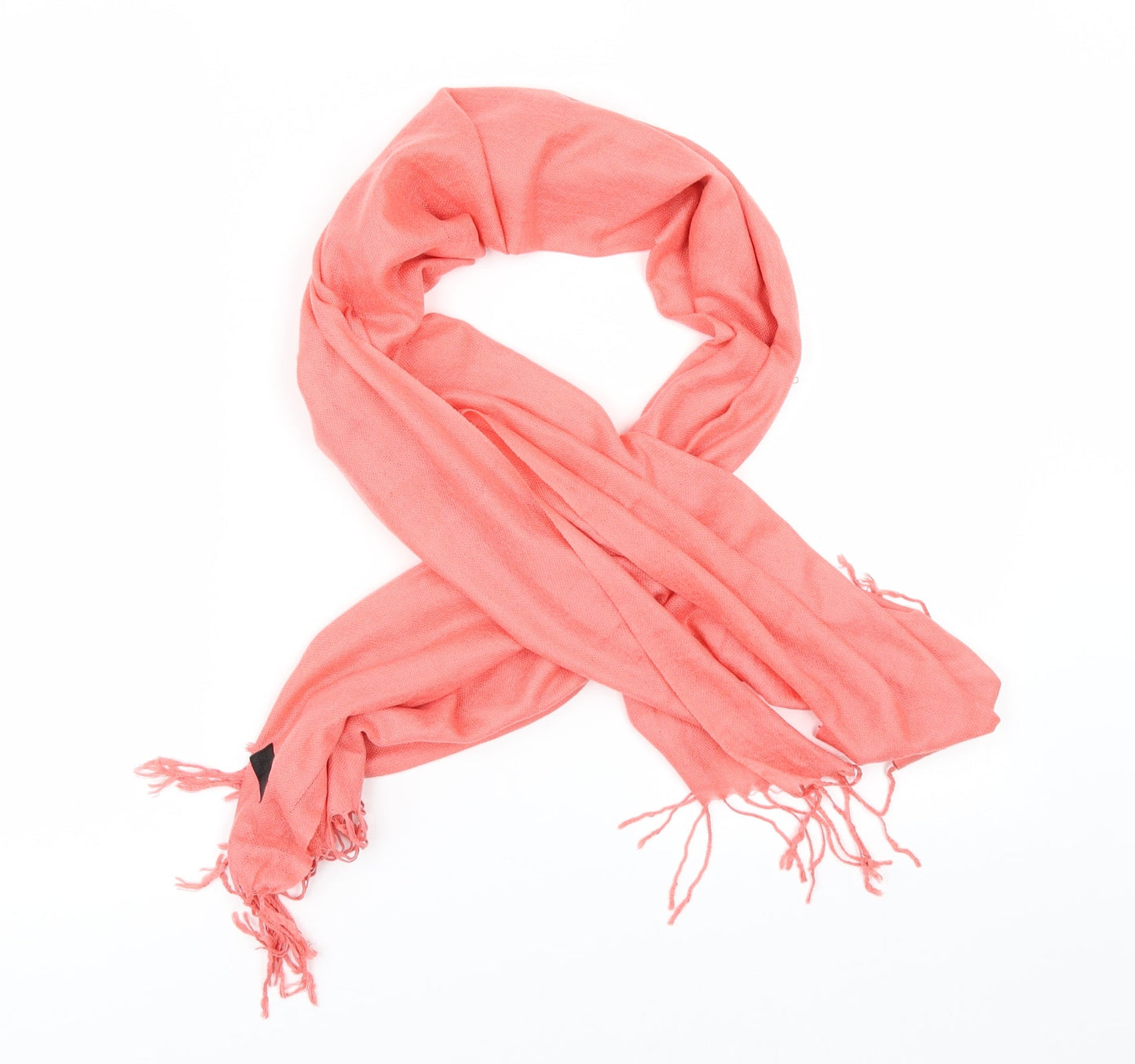 Preworn Womens Orange Scarf