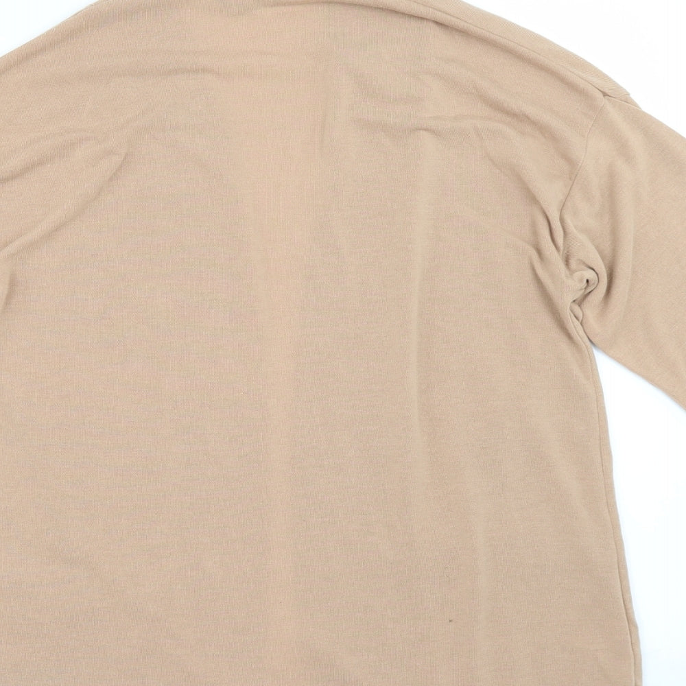 Dorothy Perkins Womens Beige Cardigan Jumper Size 8