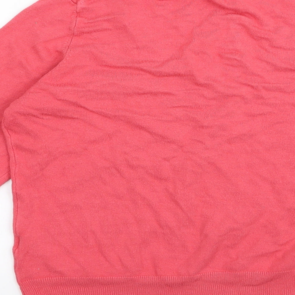 M&S Womens Pink Pullover Jumper Size 14
