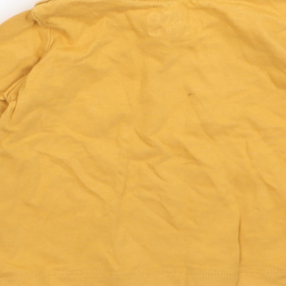 F&F Boys Yellow Basic T-Shirt Size 0-3 Months