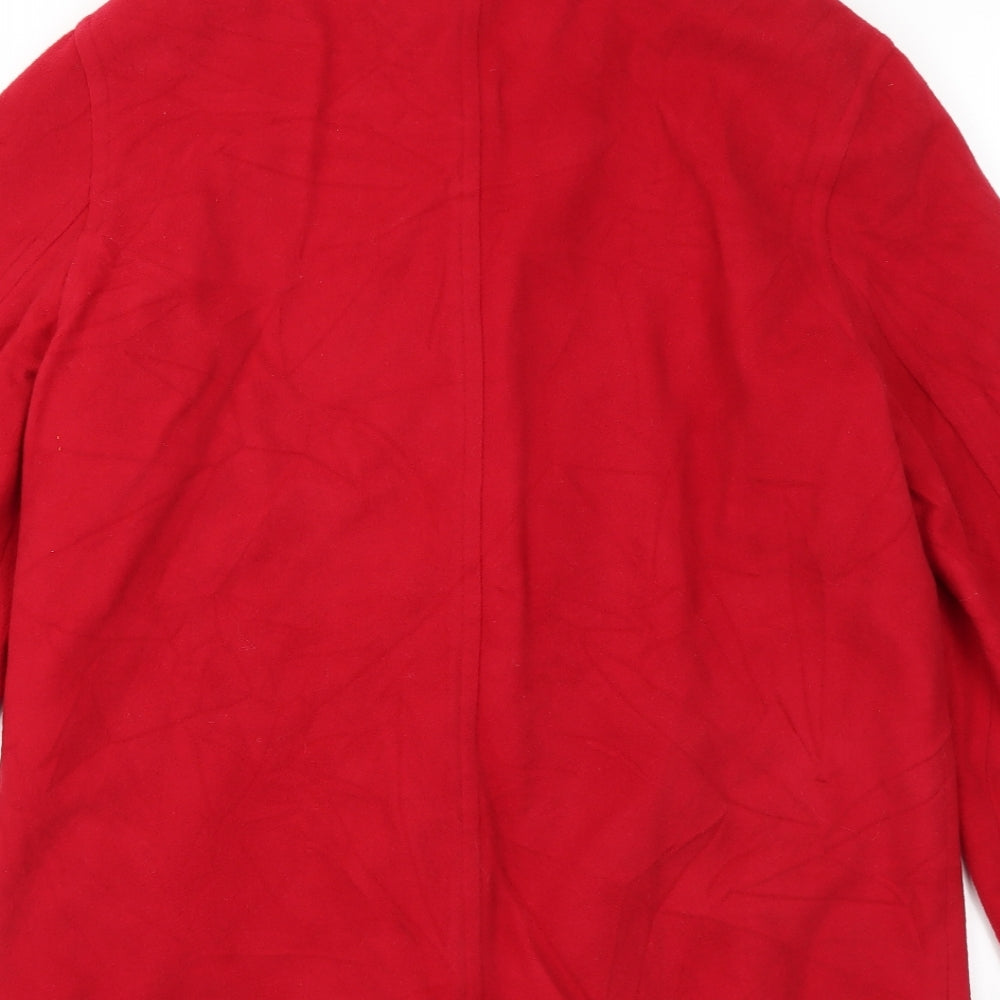next Womens Red Jacket Coat Size M