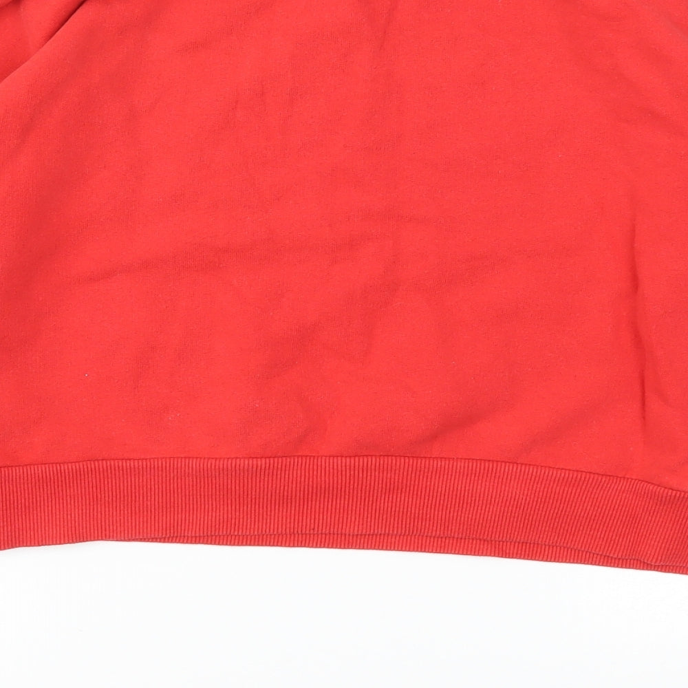 New Look Womens Red Pullover Jumper Size 10