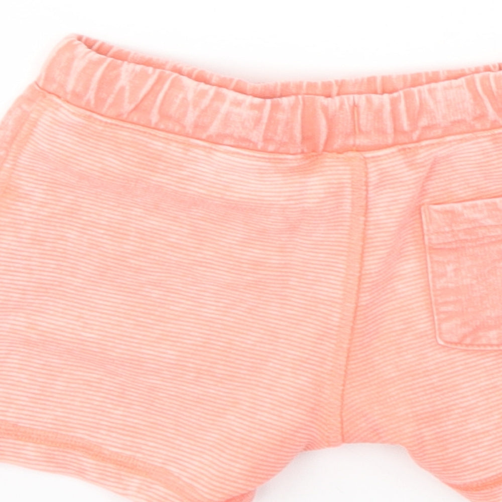 FRED&FLO Boys Orange Capri Trousers Size 6-9 Months