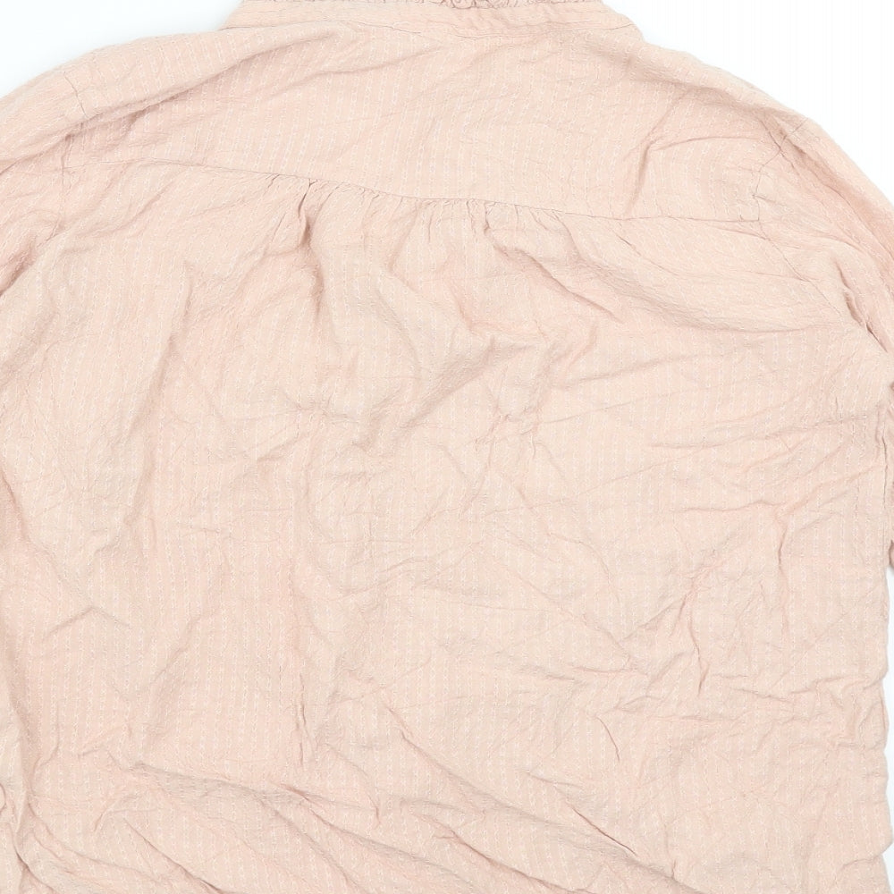 VERO MODA Womens Pink Basic Blouse Size M