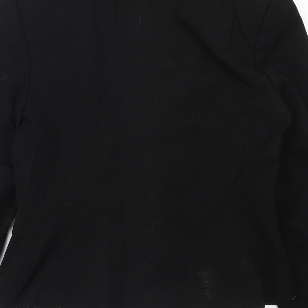 George Womens Black Jacket Suit Jacket Size 12
