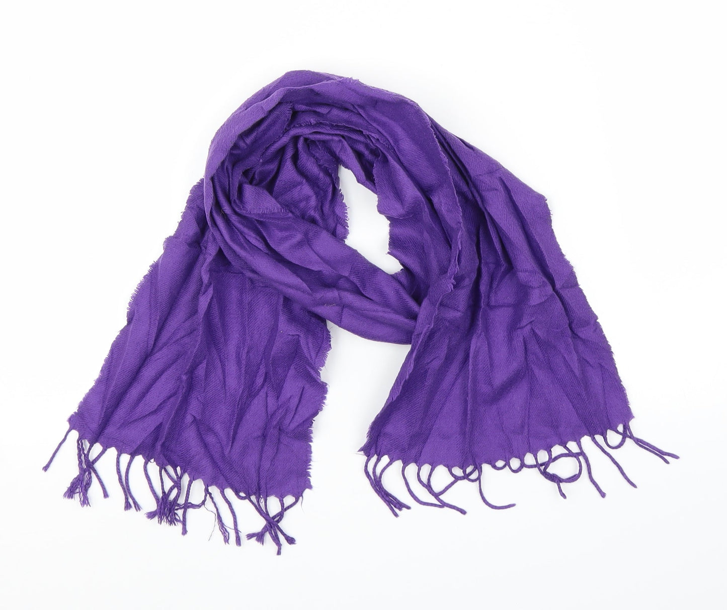 Preworn Unisex Purple Scarf