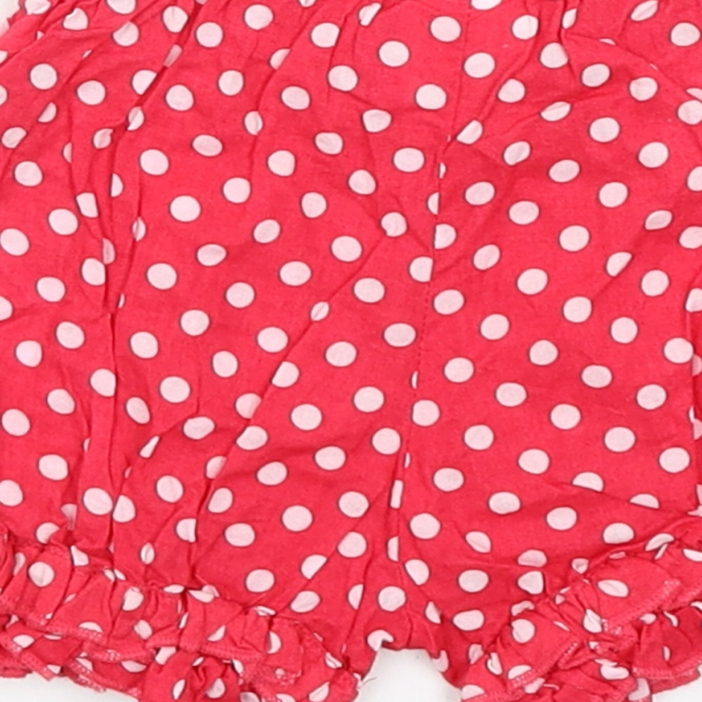 NEXT Baby Red Polka Dot Cropped Trousers Size 0-3 Months