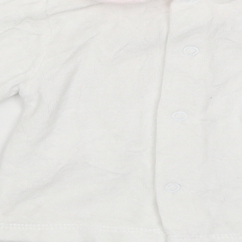 Mintini Baby Baby White Basic T-Shirt Size 0-3 Months
