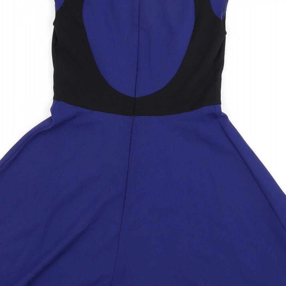 French Connection Womens Blue Fit & Flare Size 6