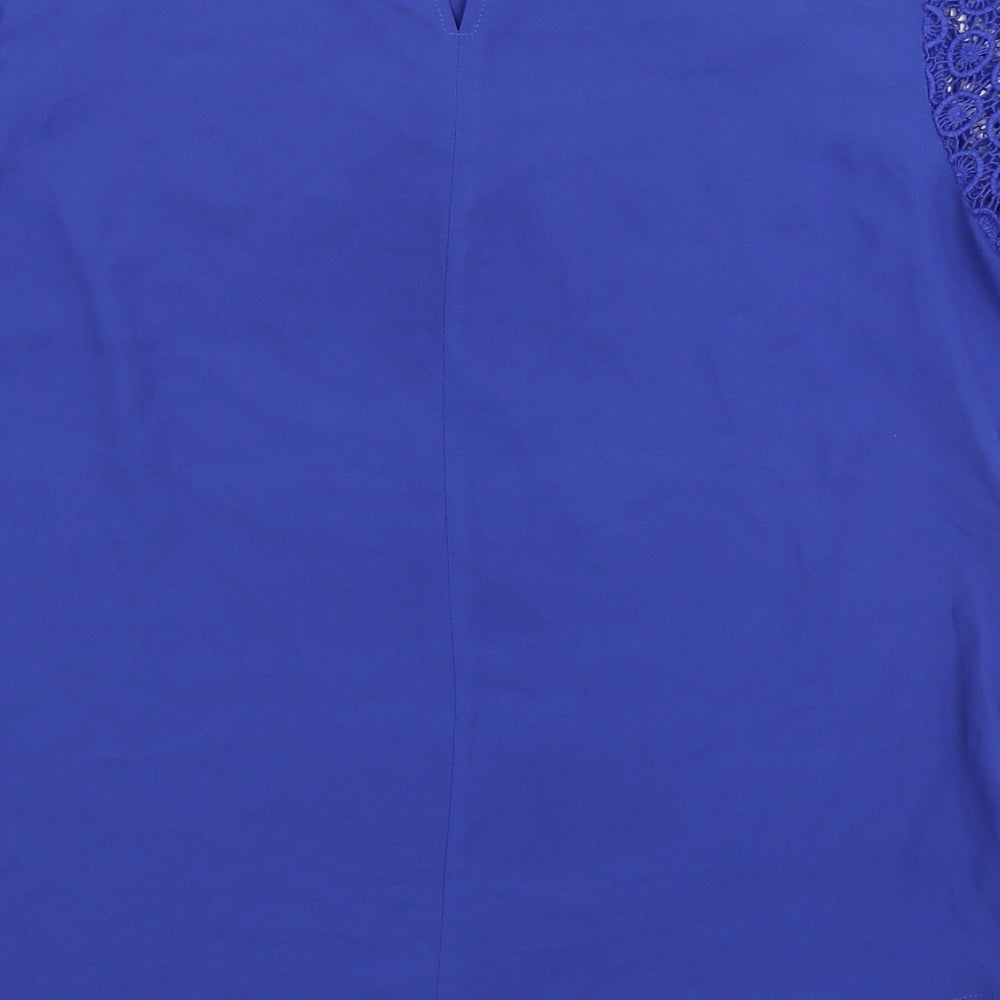 Dorothy Perkins Womens Blue Basic T-Shirt Size 12
