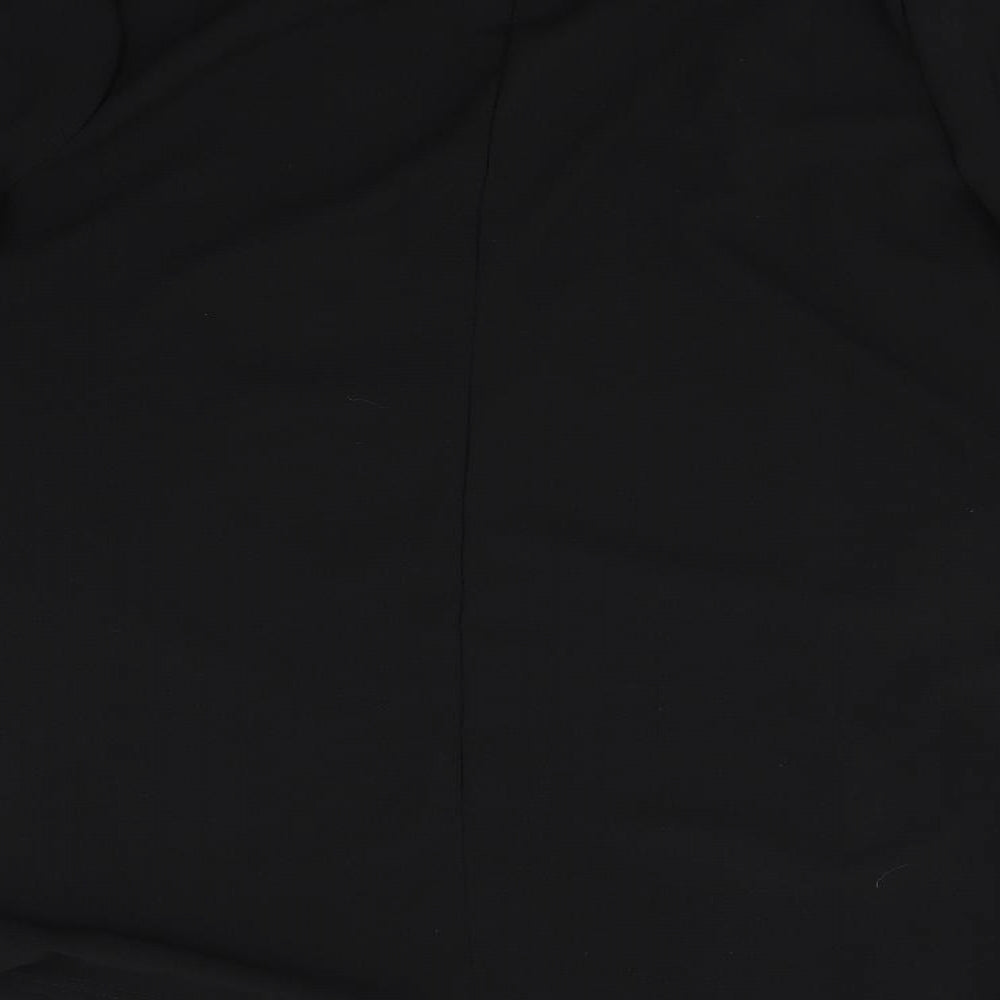 heart yours Womens Black Basic Blouse Size 14