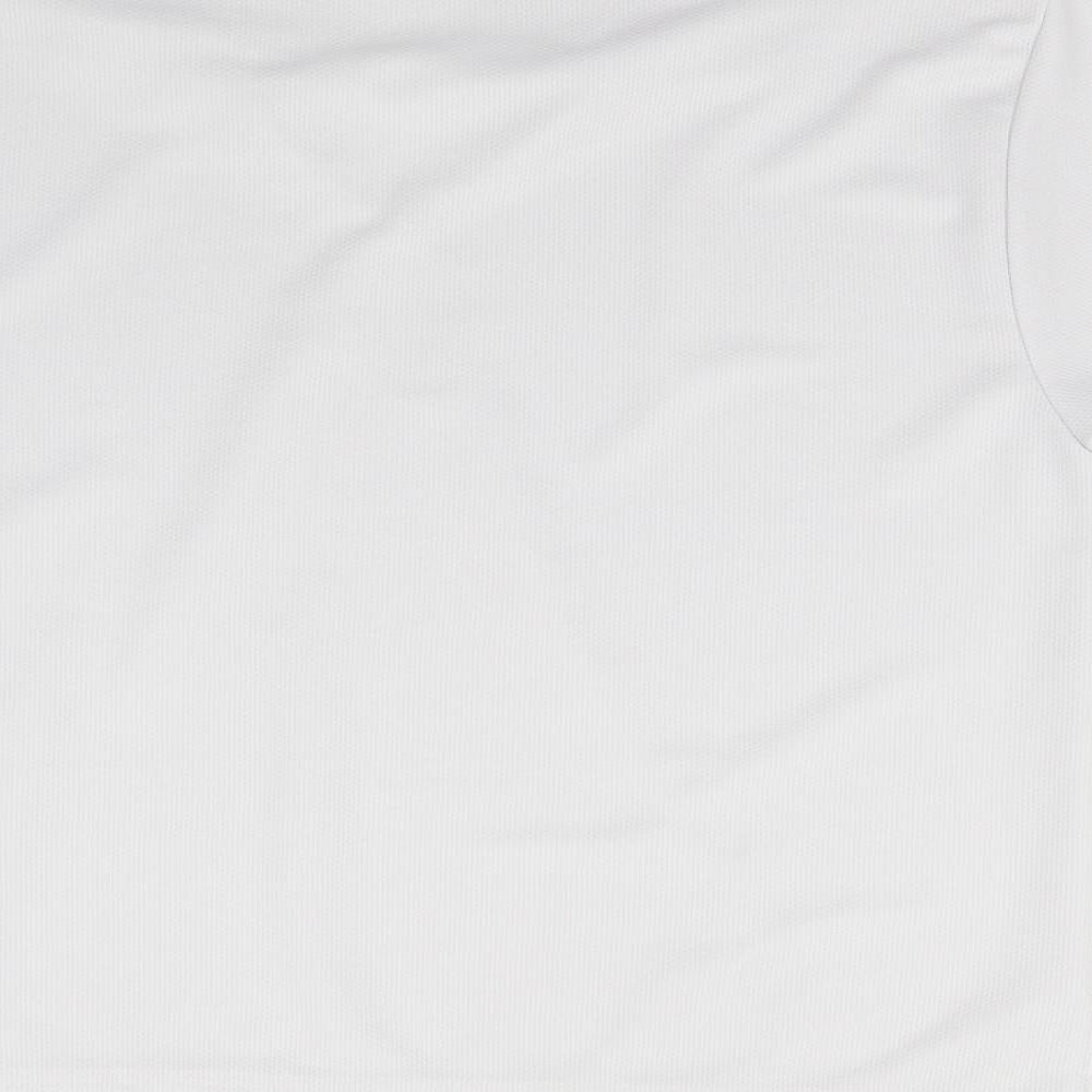 shotbowl Womens White Basic Polo Size 2XL