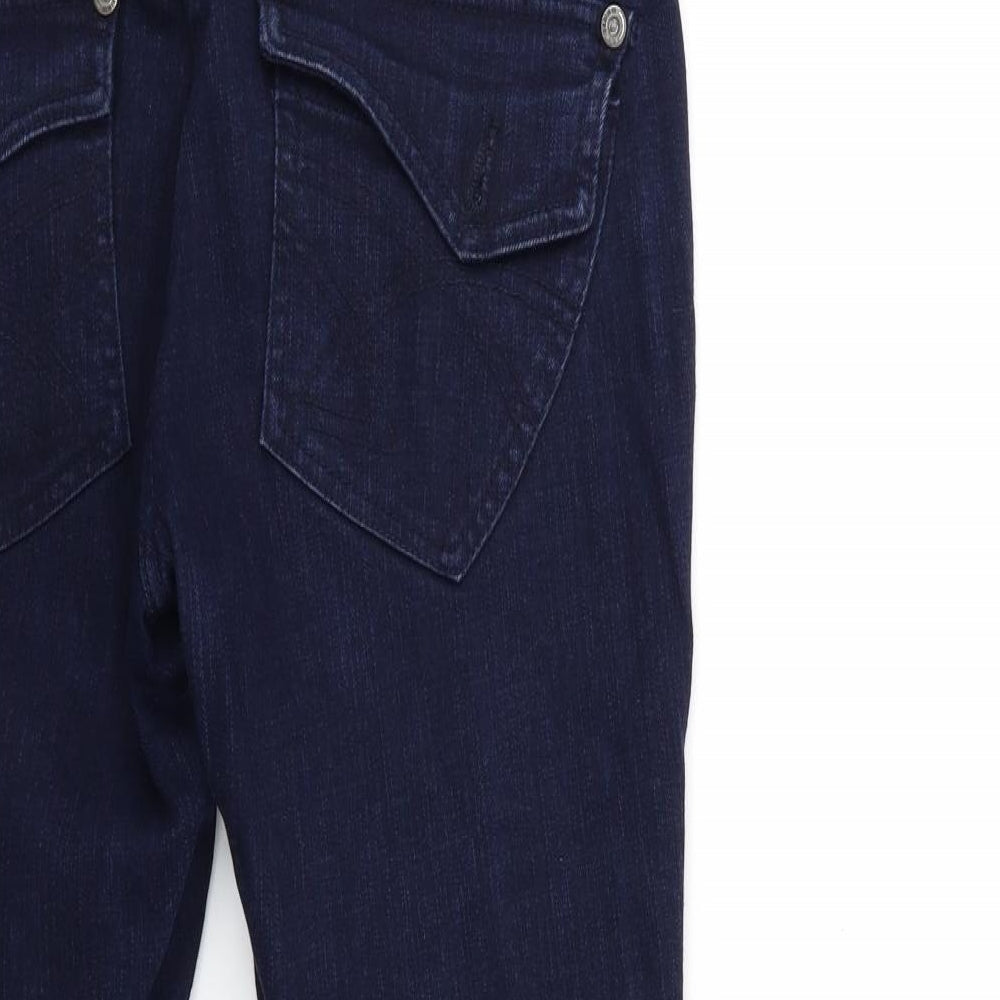 Denim & Co. Womens Blue Denim Skinny Jeans Size 12 L26 in