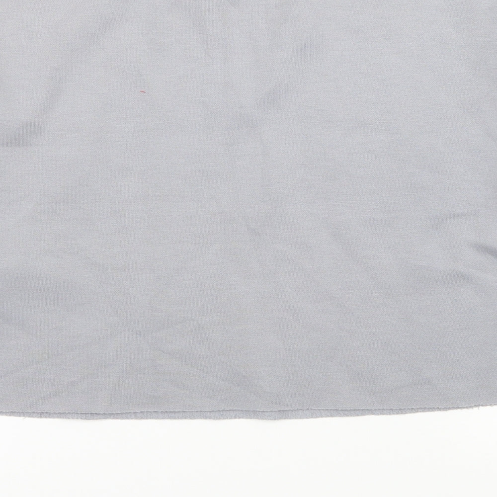 New Look Girls Grey Jersey Pullover Sweatshirt Size 12-13 Years - Boston