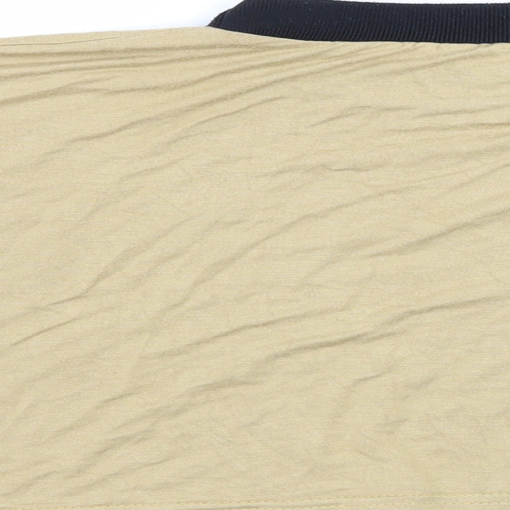 Lasula Womens Beige Jersey Basic T-Shirt Size 8 - Calabasas