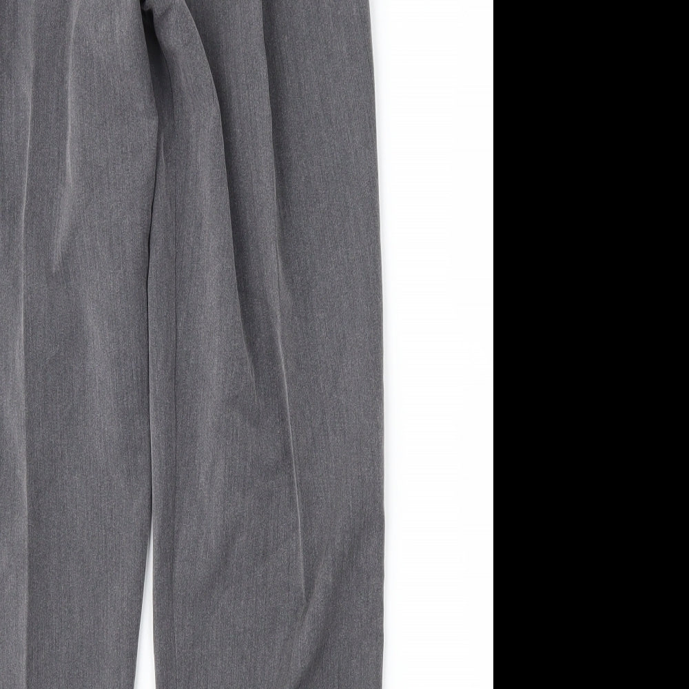Classic Image Womens Grey Trousers Size 12 L27 in