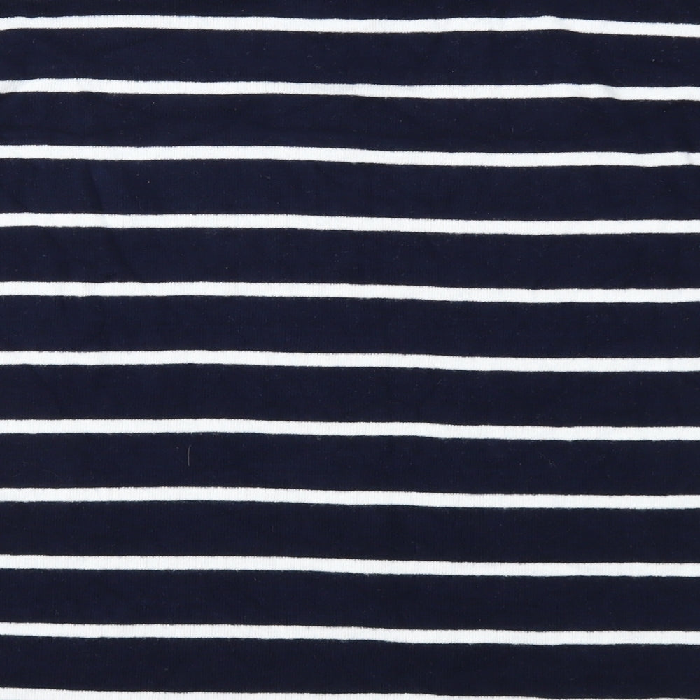F&F Womens Blue Striped Pullover Jumper Size 6