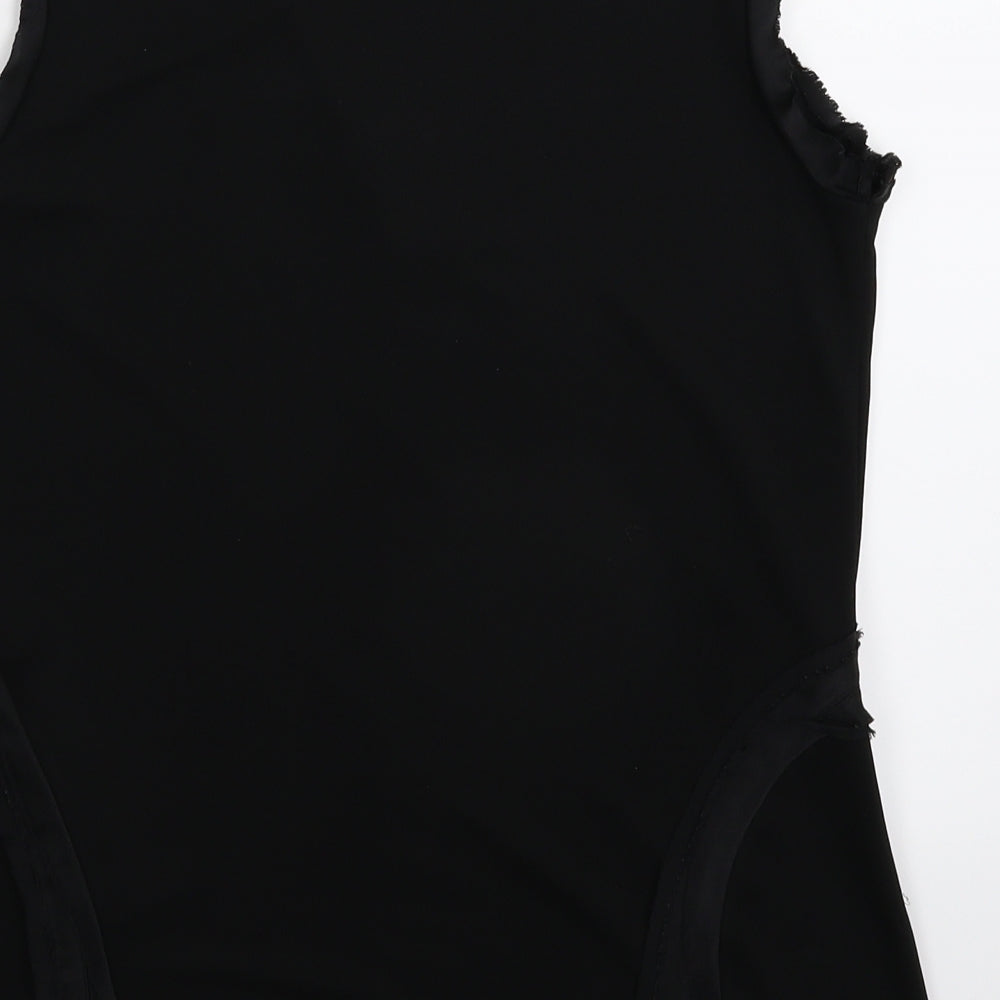 Warehouse Womens Black Basic Tank Size 8