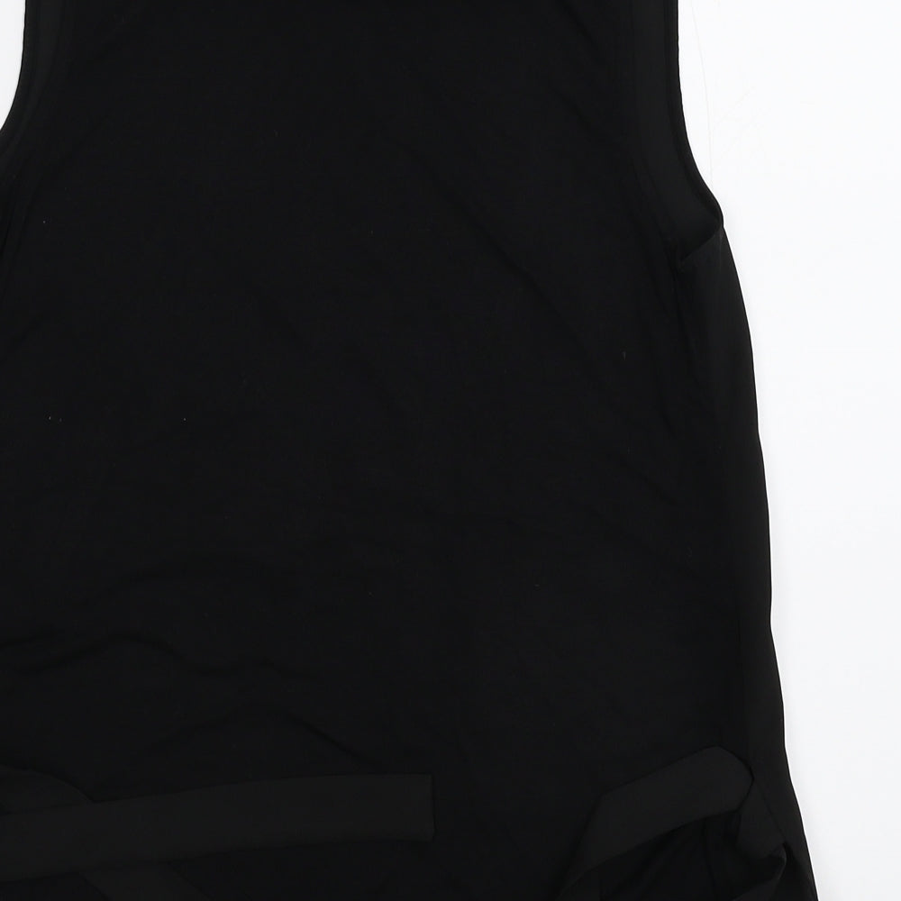 Warehouse Womens Black Basic Tank Size 8