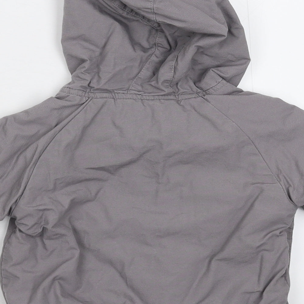 Okaidi Baby Grey Jacket Size 12 Months