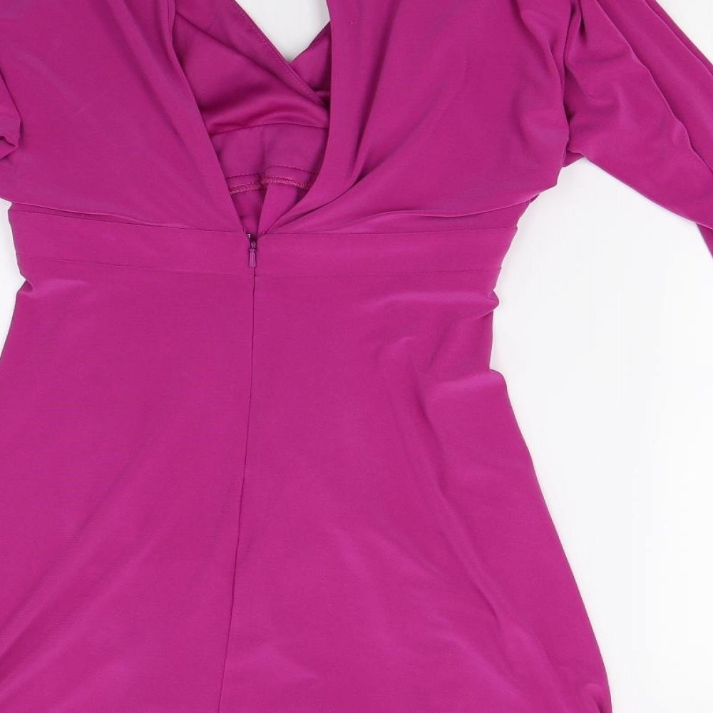 ASOS Womens Purple A-Line Size 8