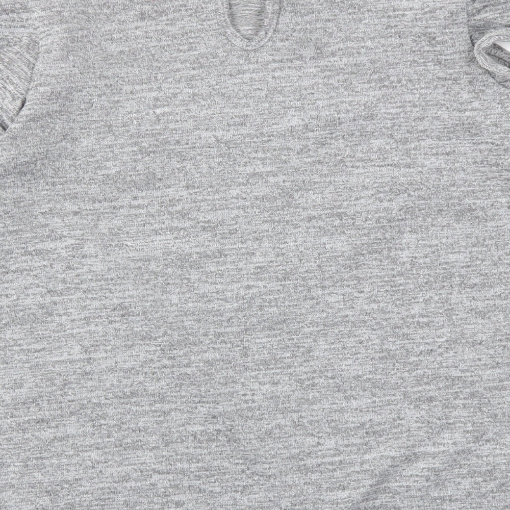 Peacocks Womens Grey Tunic T-Shirt Size 8