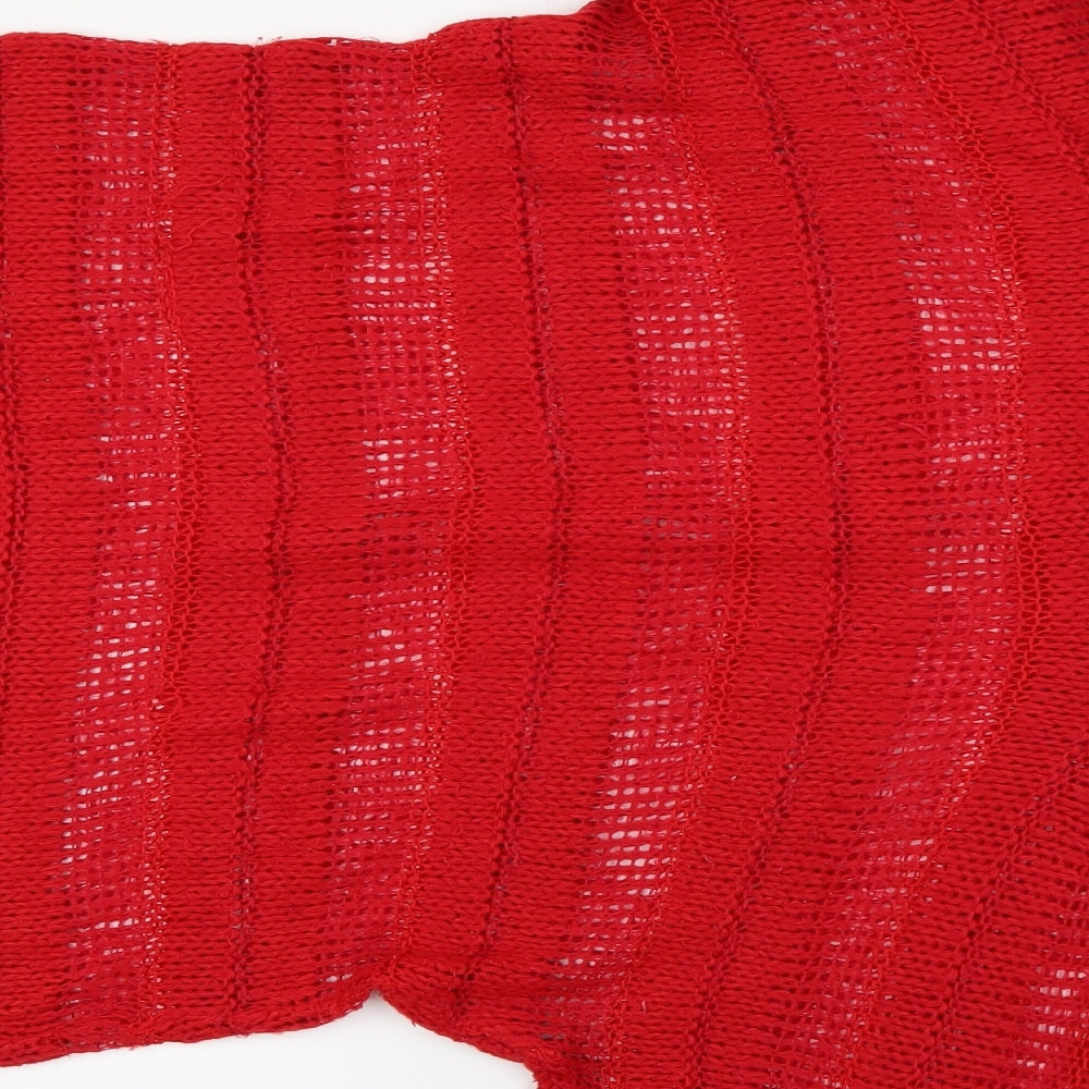 Preworn Womens Red Pullover Jumper Size 22