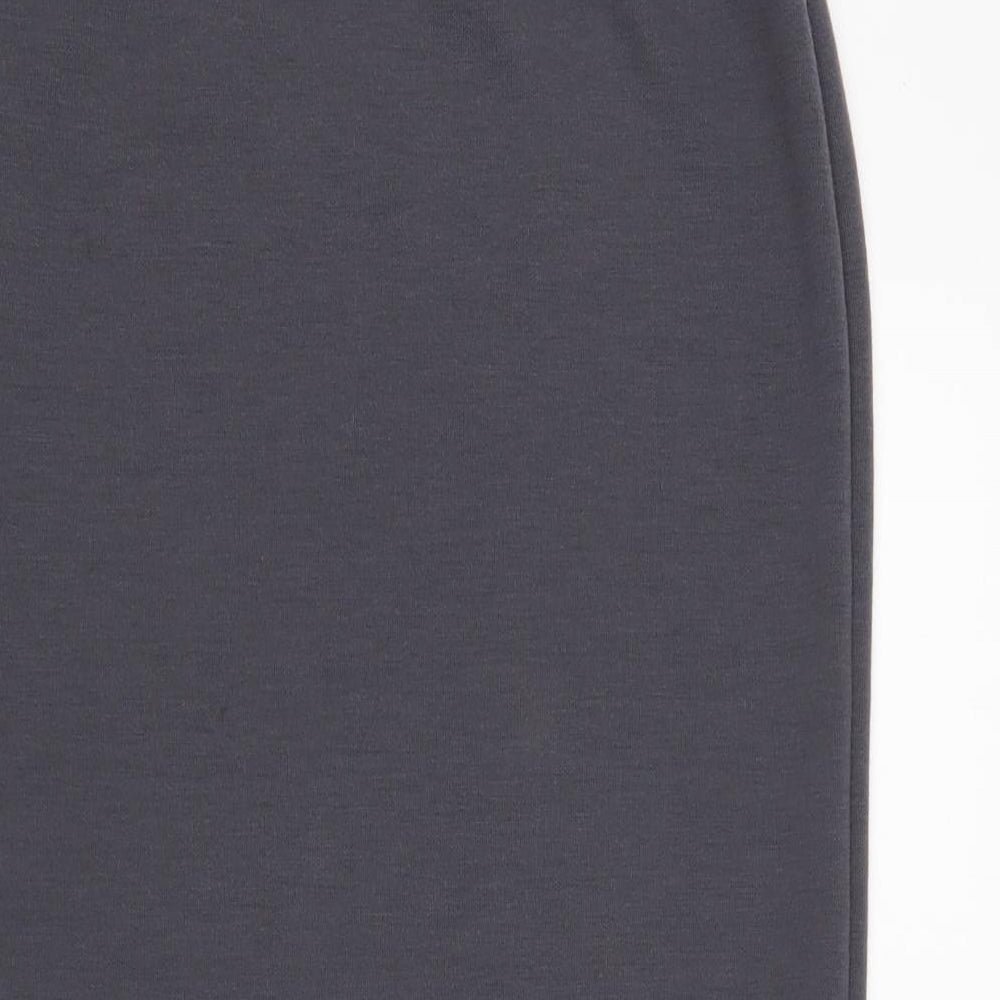 Preworn Womens Grey Plaid Skort Skirt Size M